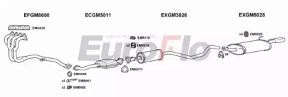 Система выпуска ОГ EuroFlo VLCAV20 0100LHD